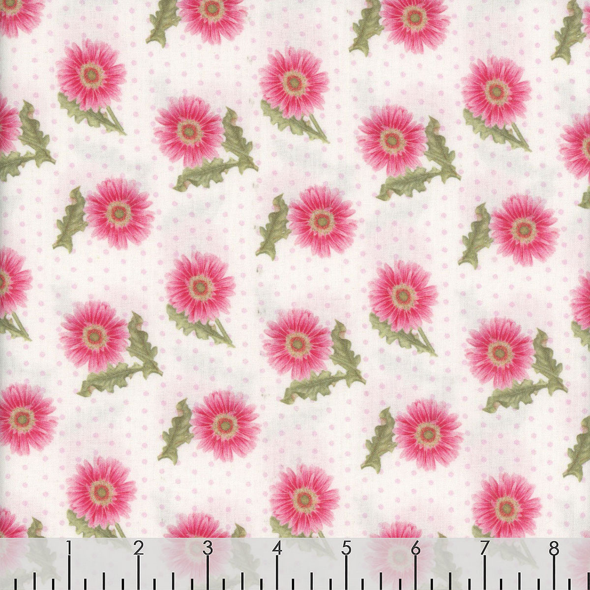 viapiave33 27ss 花柄ロンT 11747391 DAISY Henry Glass Fabrics Bloomscape Jane Shasky White Multi Tossed